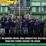 Perkuat Kolaborasi Untuk Jaga Kondusifitas Wilayah, Kodim 0906/Kkr Terima Audensi PWI Kukar