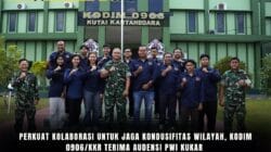 Perkuat Kolaborasi Untuk Jaga Kondusifitas Wilayah, Kodim 0906/Kkr Terima Audensi PWI Kukar