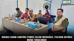 Babinsa Senoni Dampingi Pemdes Dalam Musrendes, Pastikan Aspirasi Warga Tersalurkan