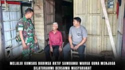 Melalui Komsos Babinsa Aktif Sambangi Warga Guna Menjaga Silaturahmi Bersama Masyarakat