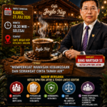 Ngopi Bareng FBN Jatim Bahas Wawasan Kebangsaan di Cafe Joglo Nep Batu, Bang Wartoadi Ajak Masyarakat Perkuat Semangat Cinta Tanah Air