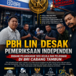 PBH LIN Soroti Dugaan Buruknya Tata Kelola Pengaduan Nasabah, Desak Pemeriksaan Menyeluruh di BRI Cabang Tambun