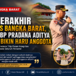 Apel Terakhir Kapolres Bangka Barat, Pesan AKBP Pradana Aditya Nugraha Bikin Haru Anggota