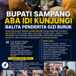 Bupati Sampang Aba Idi Kunjungi Balita Penderita Gizi Buruk dan Salurkan Bantuan untuk Lansia di Pangarengan