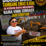 Diduga Danai Tambang Emas Ilegal di Kawasan Kebun Raya Megawati, Nama Vinni Sondakh Jadi Sorotan