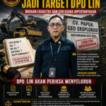 Ketua DPD LIN Papua Barat Daya Jackson Sambow Soroti Dugaan Legalitas CV Papua Geo Eksplorasi, Investigasi Menyeluruh Segera Dilakukan