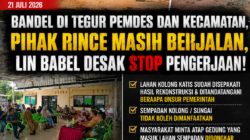 Bandel Meski Sudah Ditegur Pemdes dan Kecamatan, Pembangunan Diduga Milik Rince Tetap Berjalan, DPD LIN Babel Desak Penghentian Sementara