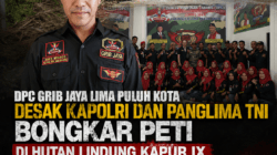 DPC GRIB Jaya Lima Puluh Kota Desak Kapolri dan Panglima TNI Bongkar PETI di Hutan Lindung Kapur IX, Soroti Dugaan Keterlibatan Oknum APH