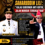 Ketua DPD LIN Sulsel Tantang Gubernur Soal Kritik: “Kalau Anti Kritik, Jalan Mundur Terbuka Lebar”