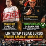 MUBESLUB LIN SURABAYA PUTUSKAN PECAT TONI RIHIT, EMAN SUPRIADI RESMI NAHKODAI DPD LIN KALTENG