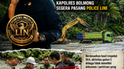 Kadis DLH Hentikan Sementara Aktivitas Galian C di Sungai Ongkag, Ketua Mandala VI LIN Jackson Sambow Desak Kapolres Bolmong Segera Pasang Police Line