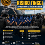79 Narapidana Risiko Tinggi dari Sulawesi Selatan Dipindahkan ke Nusakambangan dengan Pengawalan Ketat