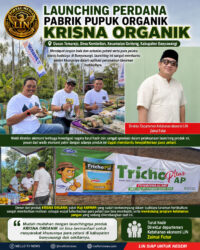 Launching Perdana Pabrik Pupuk Organik KRISNA ORGANIK di Banyuwangi Disambut Antusias Petani