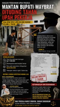 Diduga Tahan Sisa Upah Pemborong Selama Dua Tahun, Mantan Bupati Maybrat Disorot