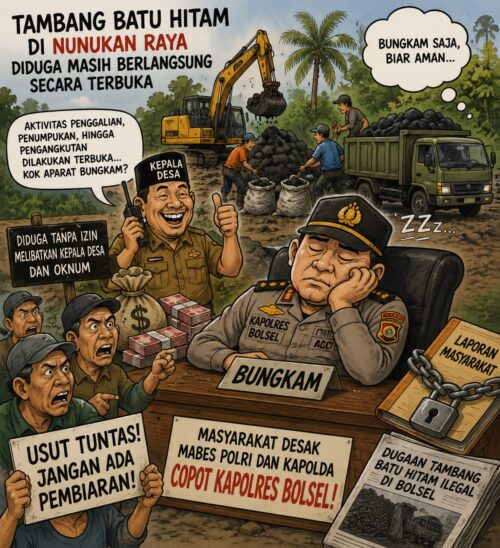 Tambang Batu Hitam Nunuka Raya Disorot, LIN Desak Kapolri Bongkar Dugaan Pembiaran Aktivitas Ilegal di Bolsel