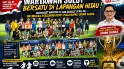 Wartawan Sulut Bersatu di Lapangan Hijau, Journalist Warrior FC dan Doulos Tikala FC Matangkan Persiapan Rebut Piala Bupati Joune Ganda.