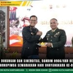 Wujud Dukungan dan Sinergitas, Dandim 0906/Kkr Bersama Forkopimda Semarakkan Hari Bhayangkara Ke-80