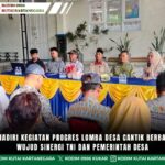 Babinsa Hadiri Kegiatan Progres Lomba Desa Cantik Berbasis Data, Wujud Sinergi TNI Dan Pemerintah Desa