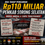PINJAMAN Rp110 MILIAR PEMKAB SORONG SELATAN KIAN DISOROT: PUBLIK MENUNGGU JAWABAN, LIN SIAP BAWA DUGAAN KEJANGGALAN KE PEMERINTAH PUSAT