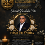 DPD LIN Bangka Belitung Sampaikan Duka Cita atas Wafatnya Tommy Candra, Sosok Senior Organisasi Pemuda