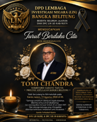 DPD LIN Bangka Belitung Sampaikan Duka Cita atas Wafatnya Tommy Candra, Sosok Senior Organisasi Pemuda