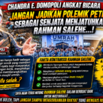 Chandra E. Domopoli,Jangan Jadikan Polemik PETI sebagai Senjata Menjatuhkan Rahman Salehe.