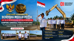 Upacara HUT ke-81 RI di Kampung Songkolo Berlangsung Khidmat, LIN Teguhkan Semangat Nasionalisme