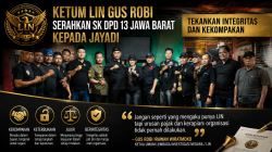 Ketum LIN Gus Robi Serahkan SK DPD LIN 13 Jawa Barat kepada Jayadi, Tekankan Integritas dan Kekompakan