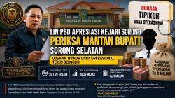 LIN PBD Apresiasi Kejari Sorong Periksa Mantan Bupati Sorong Selatan, Dugaan Tipikor Dana Operasional Terus Bergulir