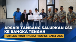 Arsari Tambang Salurkan CSR ke Bangka Tengah Dukung MTQH Babel