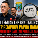 LIN Soroti Temuan LHP BPK Tahun 2024: Opini WTP Pemprov Papua Barat Daya Tak Boleh Menutup Catatan Pengelolaan Anggaran