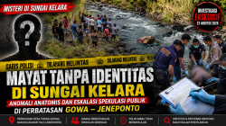 Misteri Mayat Tanpa Identitas di Sungai Kelara, Polisi Dalami Temuan Jenazah di Perbatasan Gowa–Jeneponto