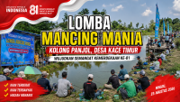 Semarak Lomba Mancing Mania di Kolong Panjol, Kace Timur, Warnai HUT RI ke-81
