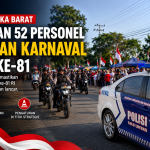 Polres Bangka Barat Kerahkan 52 Personel Amankan Karnaval HUT RI ke-81