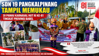 SDN 19 Pangkalpinang Tampil Memukau di Pawai Karnaval HUT RI ke-81 Tingkat Provinsi Babel