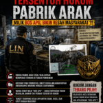 DIDUGA BERTAHUN-TAHUN BEROPERASI, PABRIK ARAK ILEGAL MILIK SOSOK YANG DIJULUKI “BOS APU” BELUM TERSENTUH PENEGAKAN HUKUM, ADA APA?