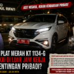 Mobil Dinas Plat Merah KT 1134-G Disorot: Dipakai di Luar Jam Kerja untuk Keperluan Pribadi?
