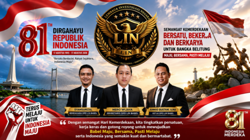 LIN Babel Ajak Masyarakat Semarakkan HUT ke-81 RI dengan Semangat Persatuan dan Gotong Royong