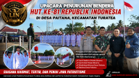 HUT ke-81 RI di Turatea: Khidmatnya Upacara Penurunan Bendera dan Semangat Generasi Muda