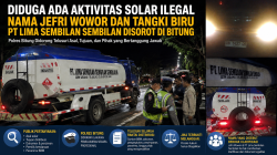 Diduga Ada Aktivitas Solar Ilegal, Nama Jefri Wowor dan Tangki Biru PT Lima Sembilan Sembilan Disorot di Bitung