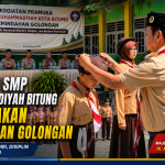 Pramuka SMP Muhammadiyah Bitung Dorong Pembentukan Karakter Generasi Muda, Pemindahan Golongan Resmi Dibuka Hi. Aripin Abas.