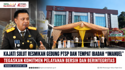 Kajati Sulut Resmikan Gedung PTSP dan Tempat Ibadah “Imanuel”, Tegaskan Komitmen Pelayanan Bersih dan Berintegritas