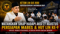 Ketum LIN Gus Robi Rapatkan Barisan, Matangkan Sikap Hadapi Aksi 27 Agustus dan Persiapan MABES serta HUT LIN ke-9