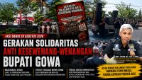 Gerakan Solidaritas Anti Kesewenang-Wenangan Bupati Gowa Gelar Aksi Damai, Soroti Pembebasan Sementara Sekda dan 5 Pejabat Pratama