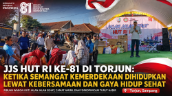 JJS HUT RI ke-81 di Torjun: Ketika Semangat Kemerdekaan Dihidupkan Lewat Kebersamaan dan Gaya Hidup Sehat
