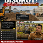 Aston Villa Airport di Arung Teko Disorot: Sawah Diduga Ditimbun, Izin Dipertanyakan, Proyek Jalan Disebut-sebut Dibekingi Tokoh Masyarakat