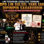 LIN Tegaskan Legalitas Terbaru: DPD LIN Sulsel yang Sah Dipimpin Saharuddin, Dugaan Pencatutan Nama Lembaga Akan Ditempuh Melalui Jalur Hukum