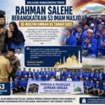 Rahman Salehe Berangkatkan 53 Imam Masjid se-Boltim Umrah ke Tanah Suci.