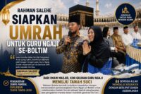 Rahman Salehe Siapkan Umrah untuk Guru Ngaji Se-Boltim.