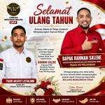 Humas DPP LIN Sampaikan Ucapan Selamat Ulang Tahun untuk Rahman Salehe.